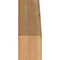 Ekena Millwork 6"W x 16"D x 16"H Funston Rough Sawn Knee Brace, Western Red Cedar BRC06X16X16FST00RWR - alternate 3